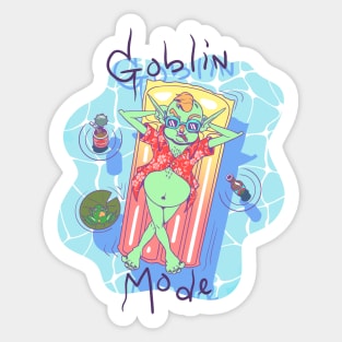 Summer Goblin Mode Sticker